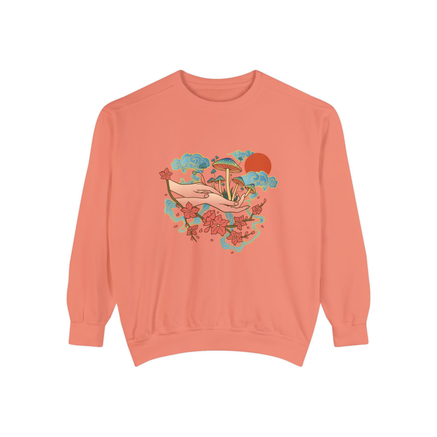 Mushroom Hand Forest Sweatshirt