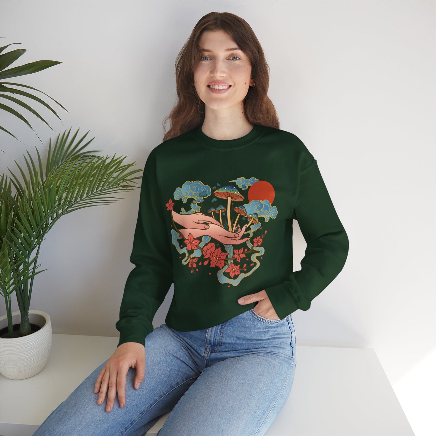 Fungi Love - Unisex Crewneck Sweatshirt