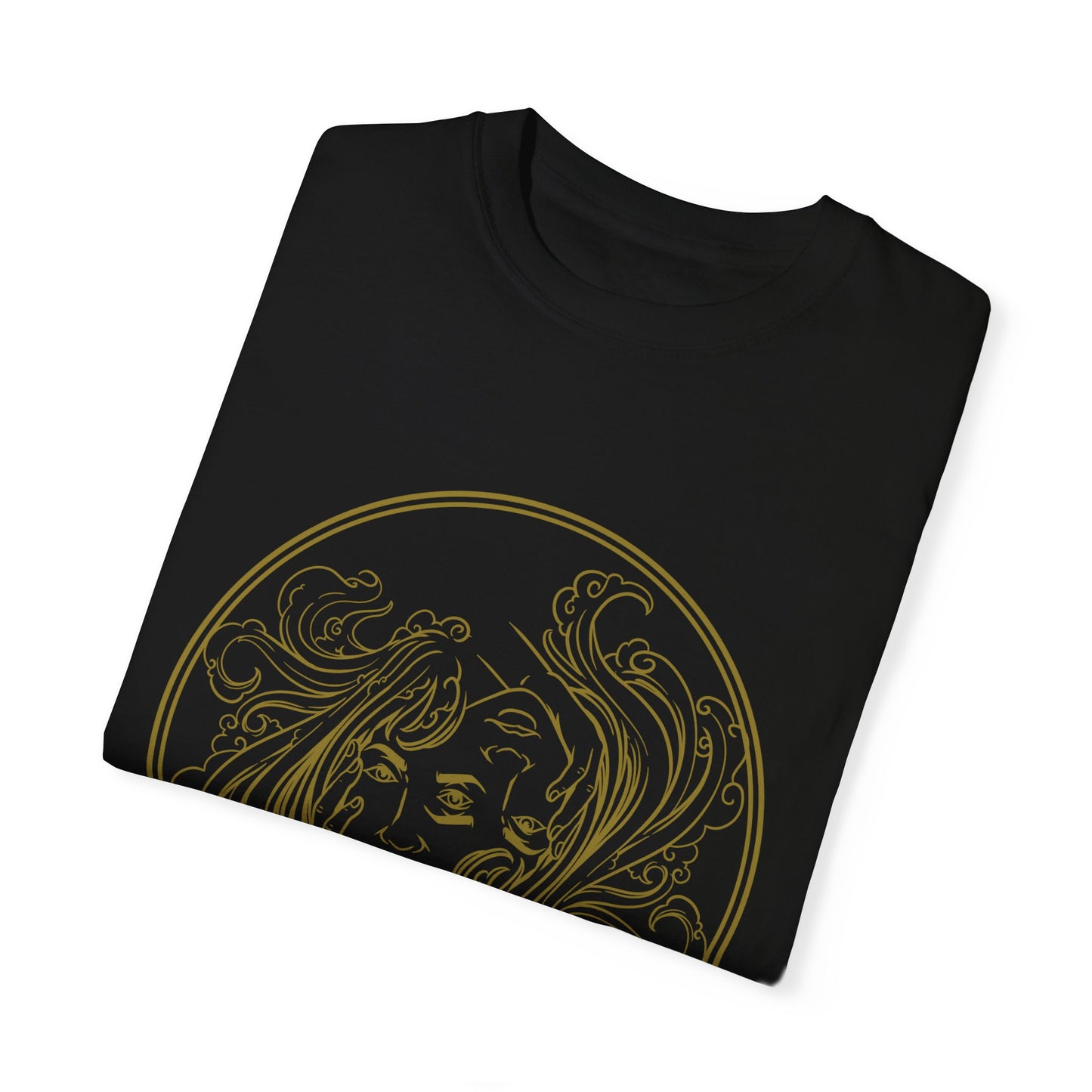 Golden ImagineKid Logo- Unisex Garment Dyed T-shirt