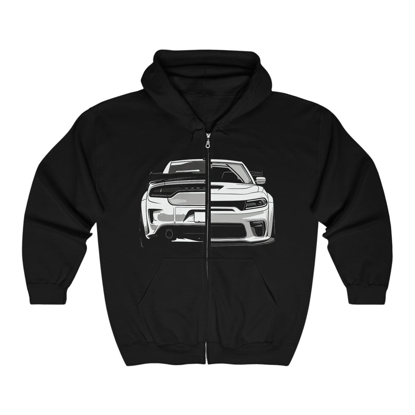 Charger Hellcat Full Zip Hooded Sweatshirt