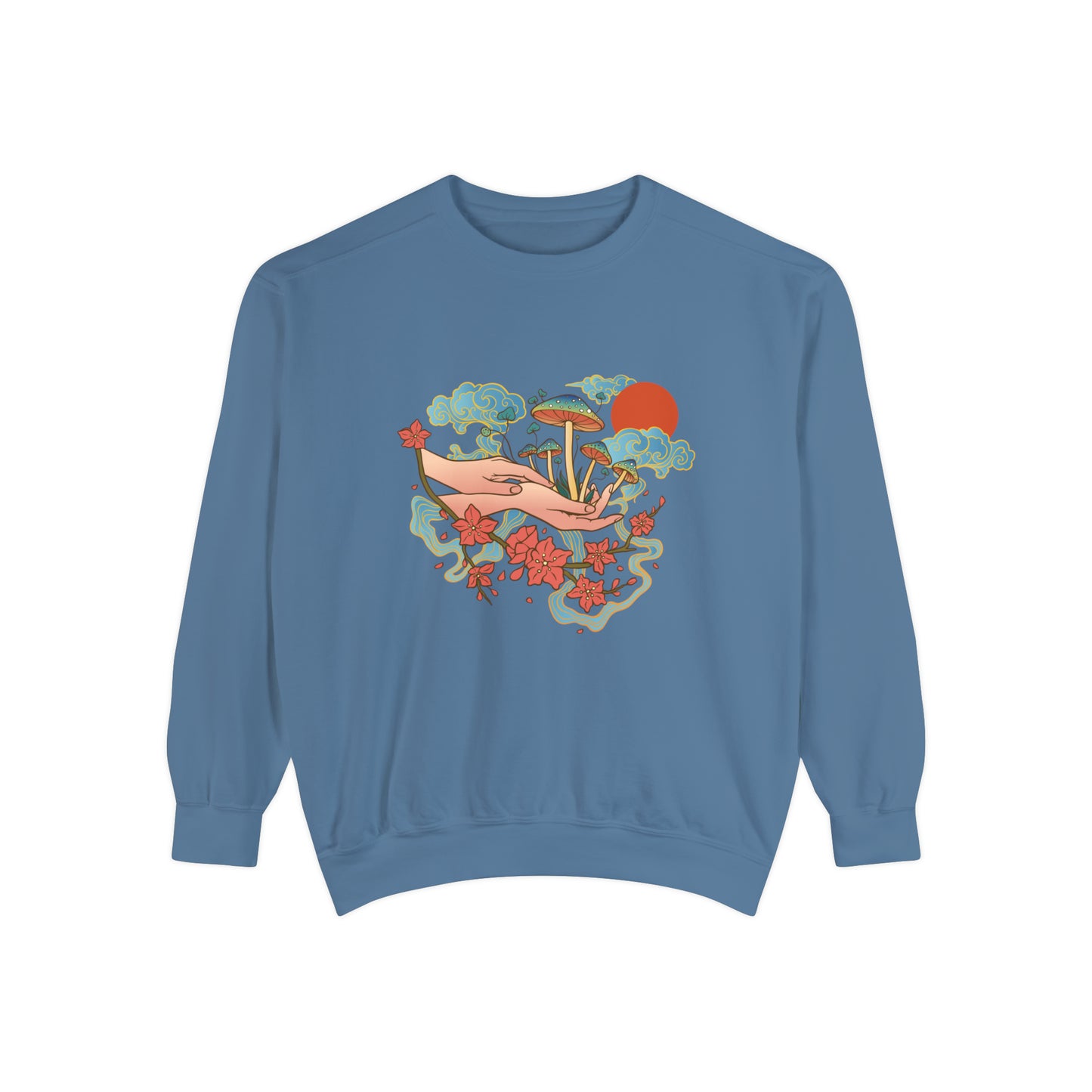 Mushroom Hand Forest Sweatshirt