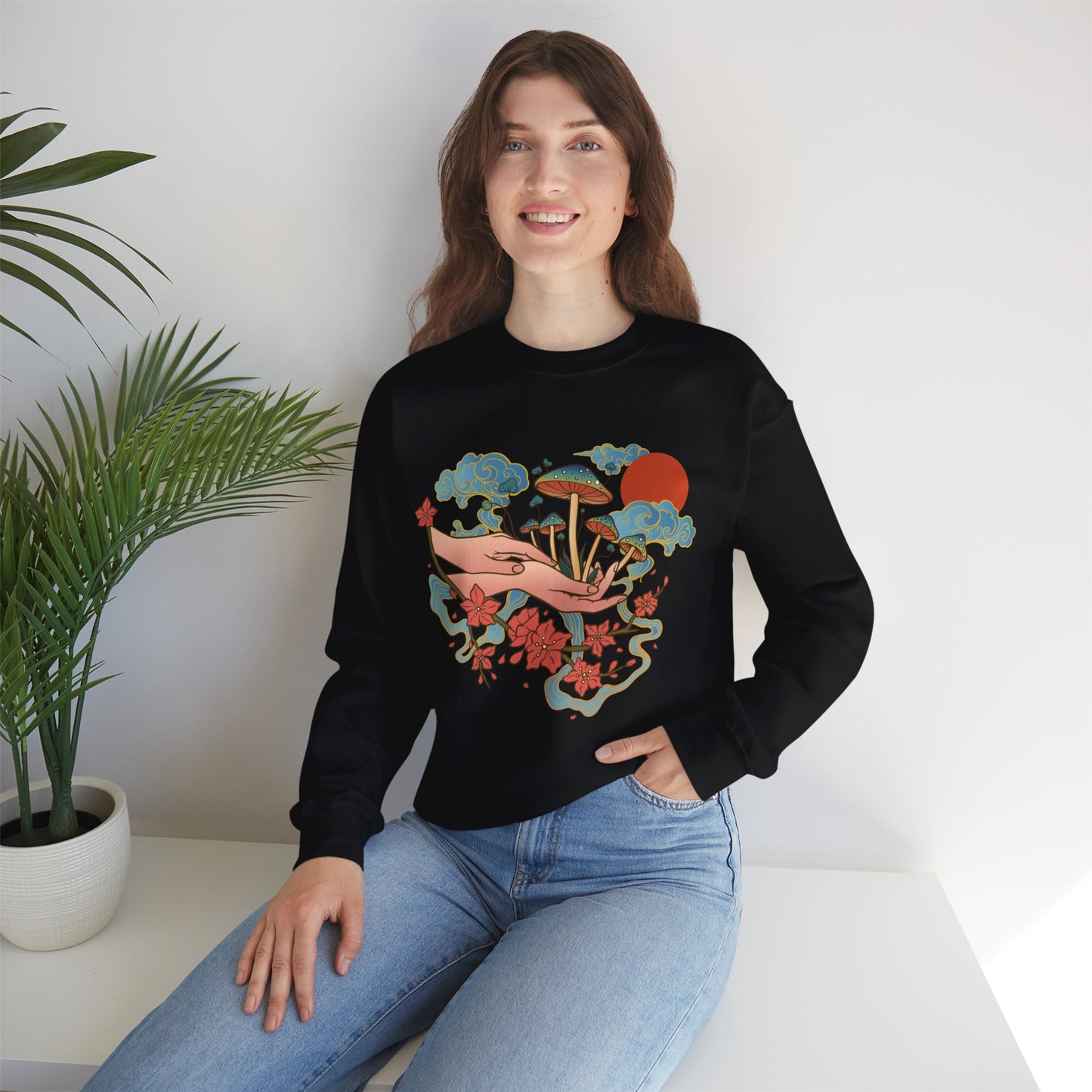 Fungi Love - Unisex Crewneck Sweatshirt