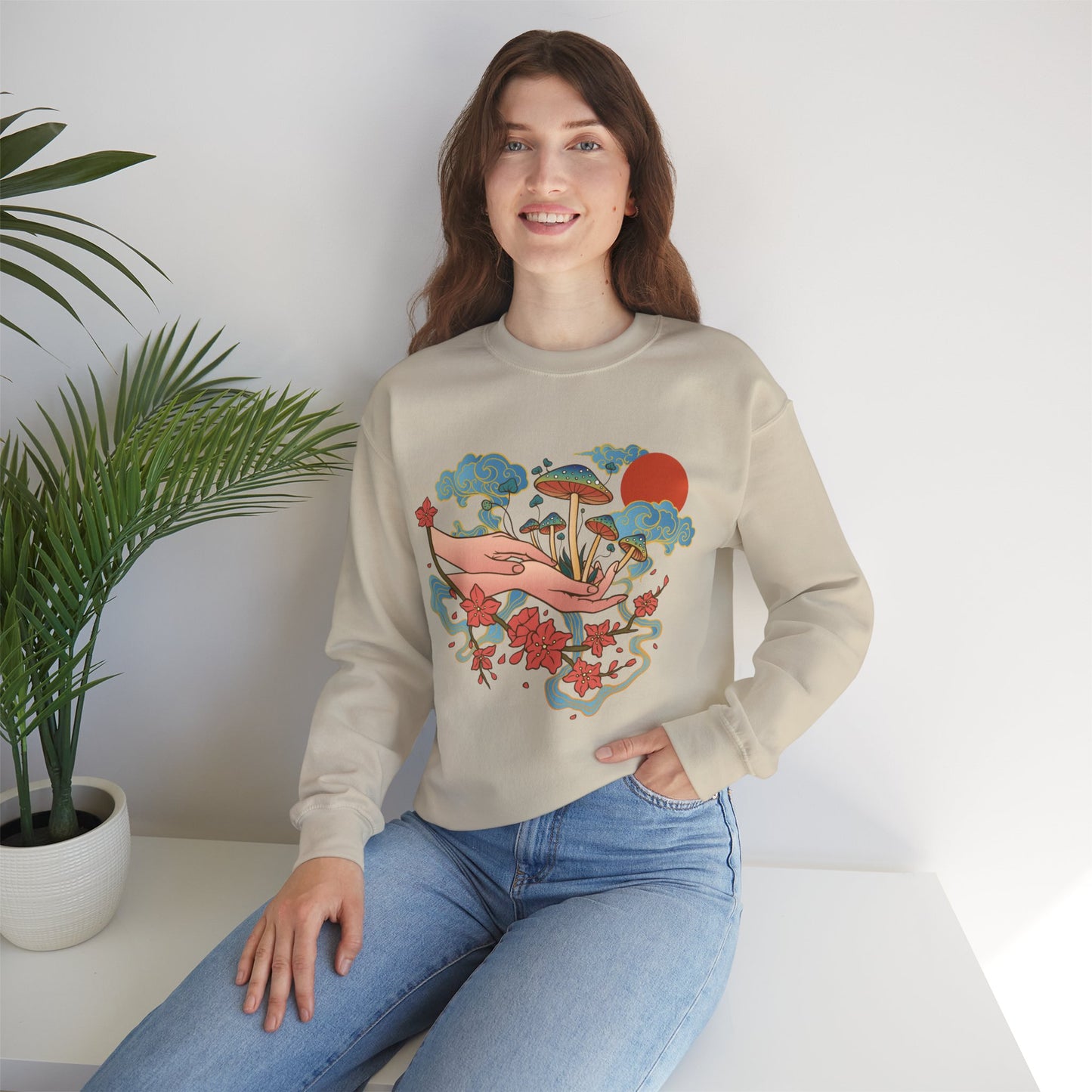 Fungi Love - Unisex Crewneck Sweatshirt