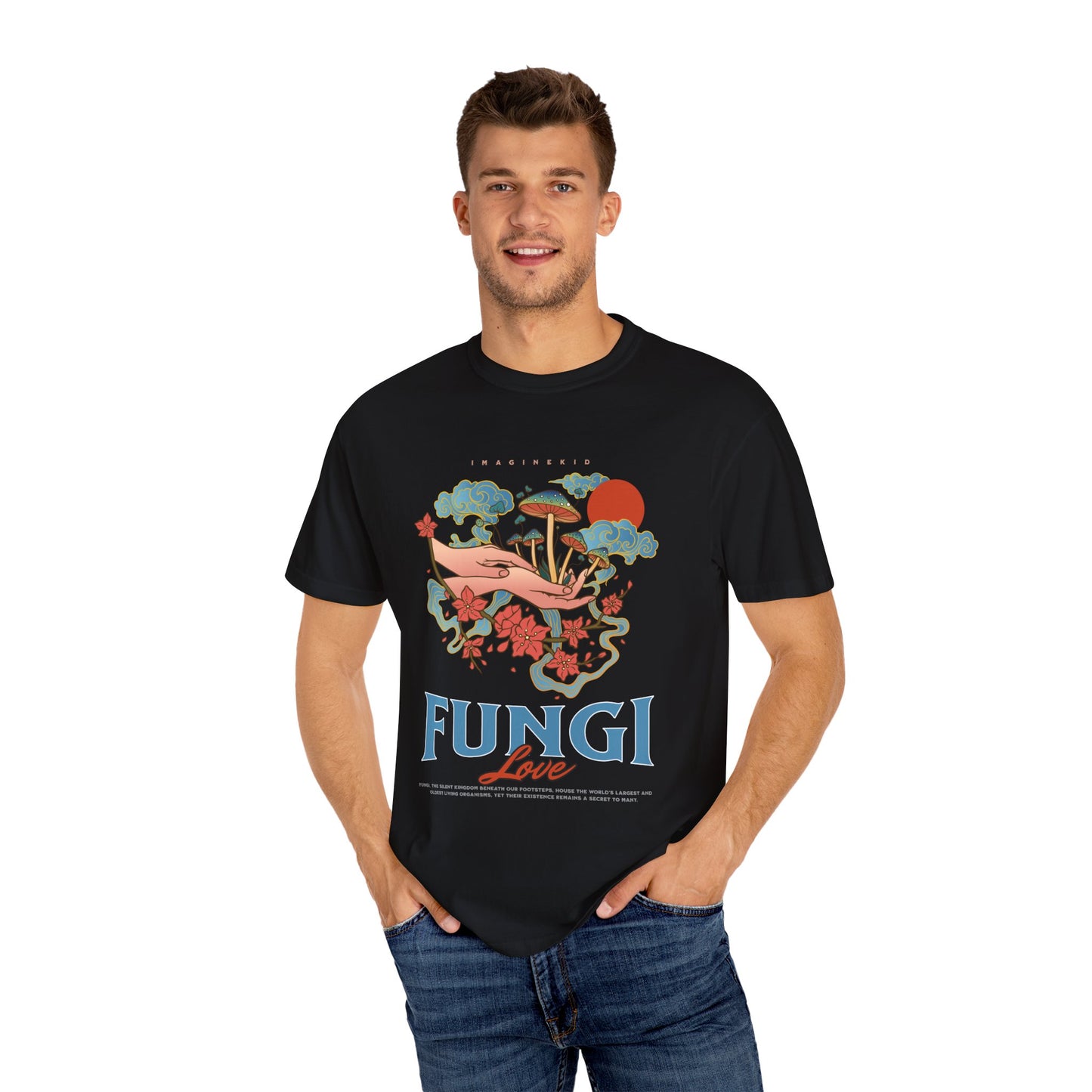 Fungi Love- Unisex Garment-Dyed T-shirt