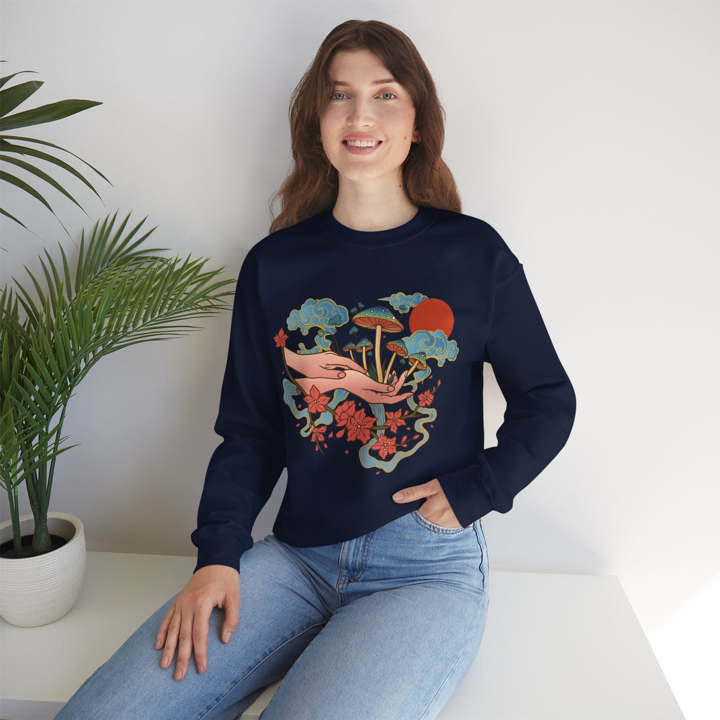 Fungi Love - Unisex Crewneck Sweatshirt