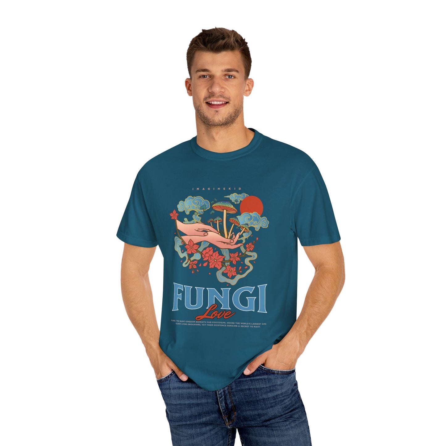 Fungi Love- Unisex Garment-Dyed T-shirt