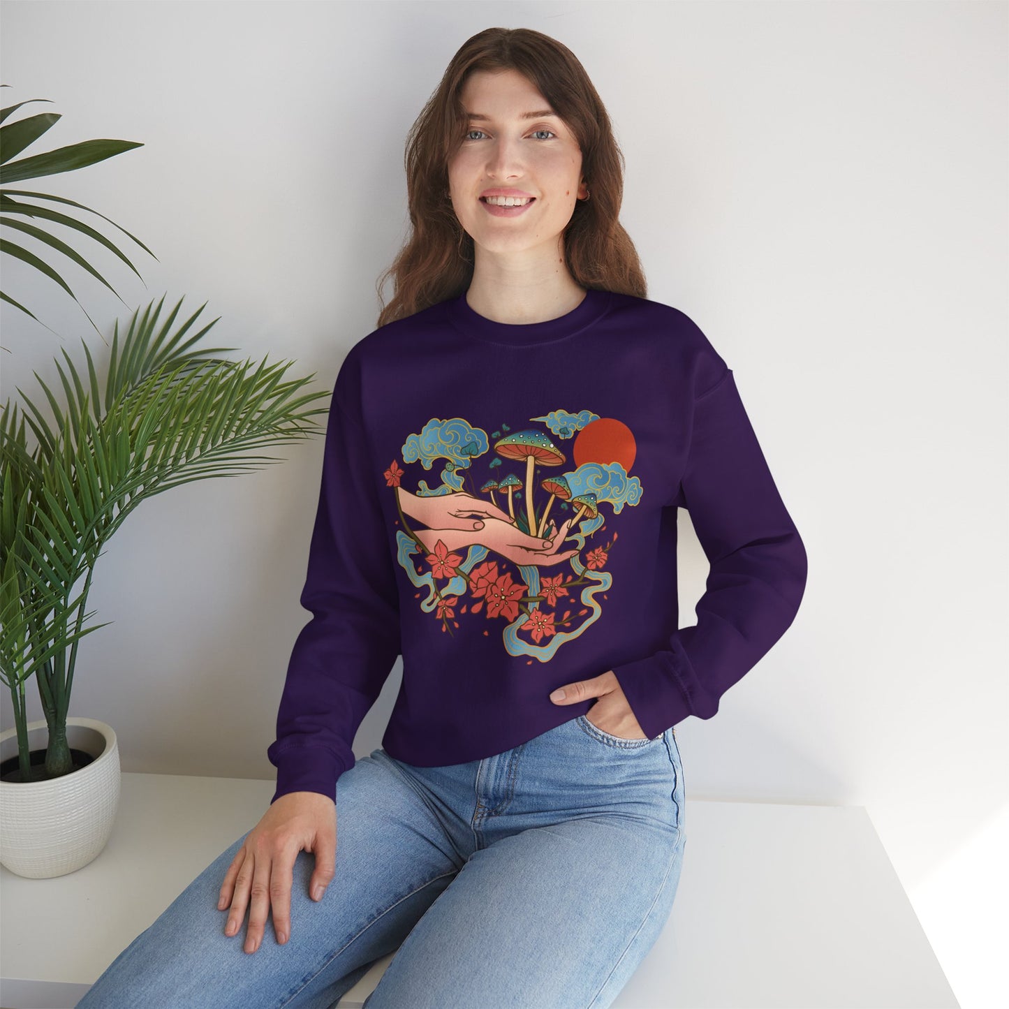 Fungi Love - Unisex Crewneck Sweatshirt