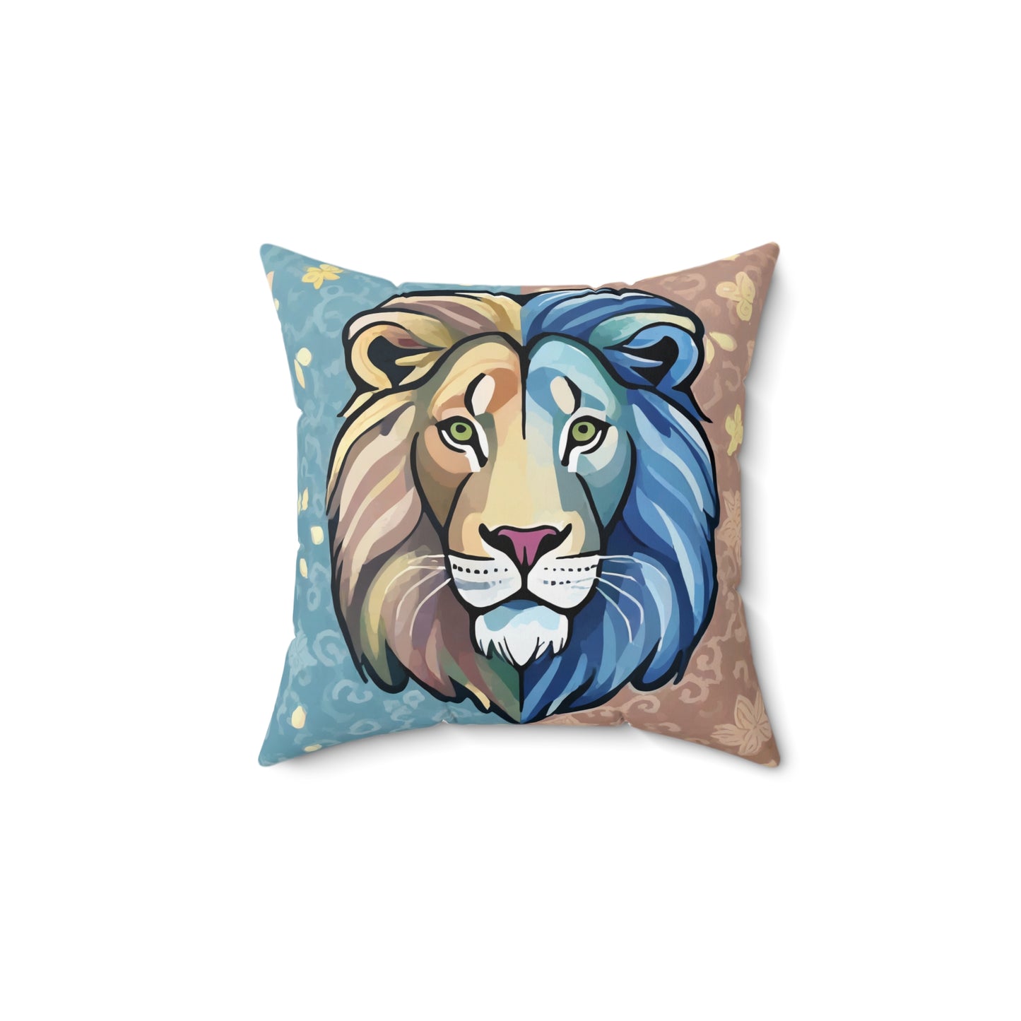 Majestic Mane Lion Double Sided Pillow