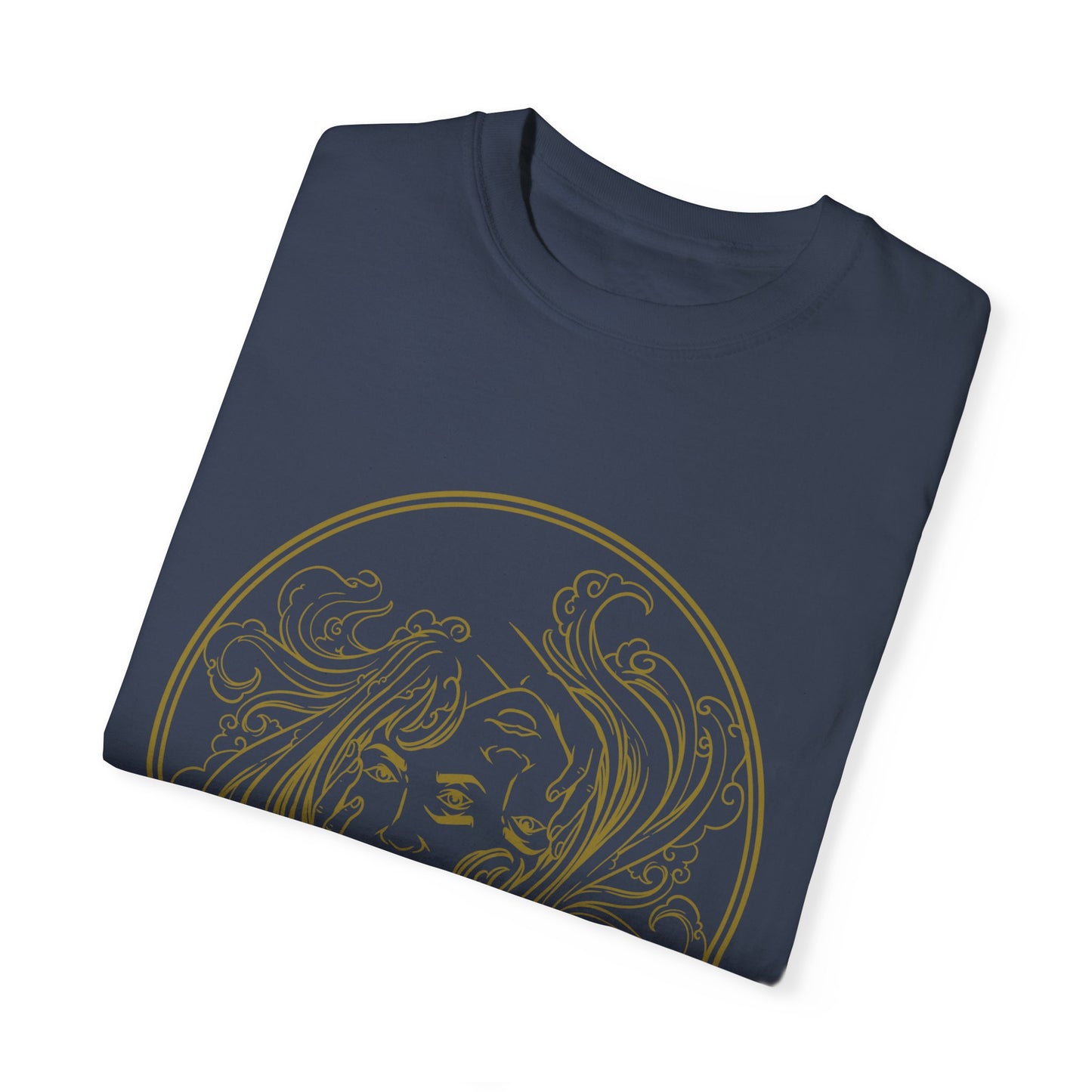 Golden ImagineKid Logo- Unisex Garment Dyed T-shirt