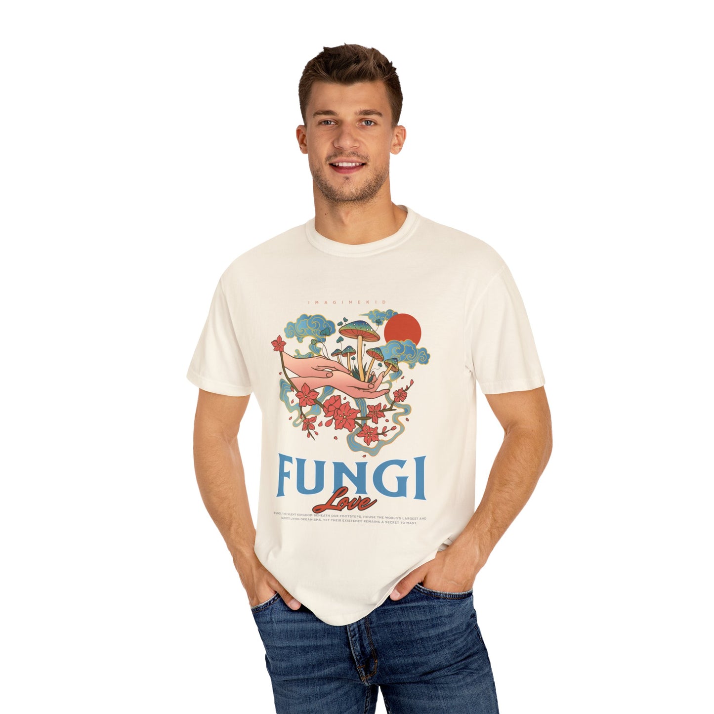 Fungi Love- Unisex Garment-Dyed T-shirt