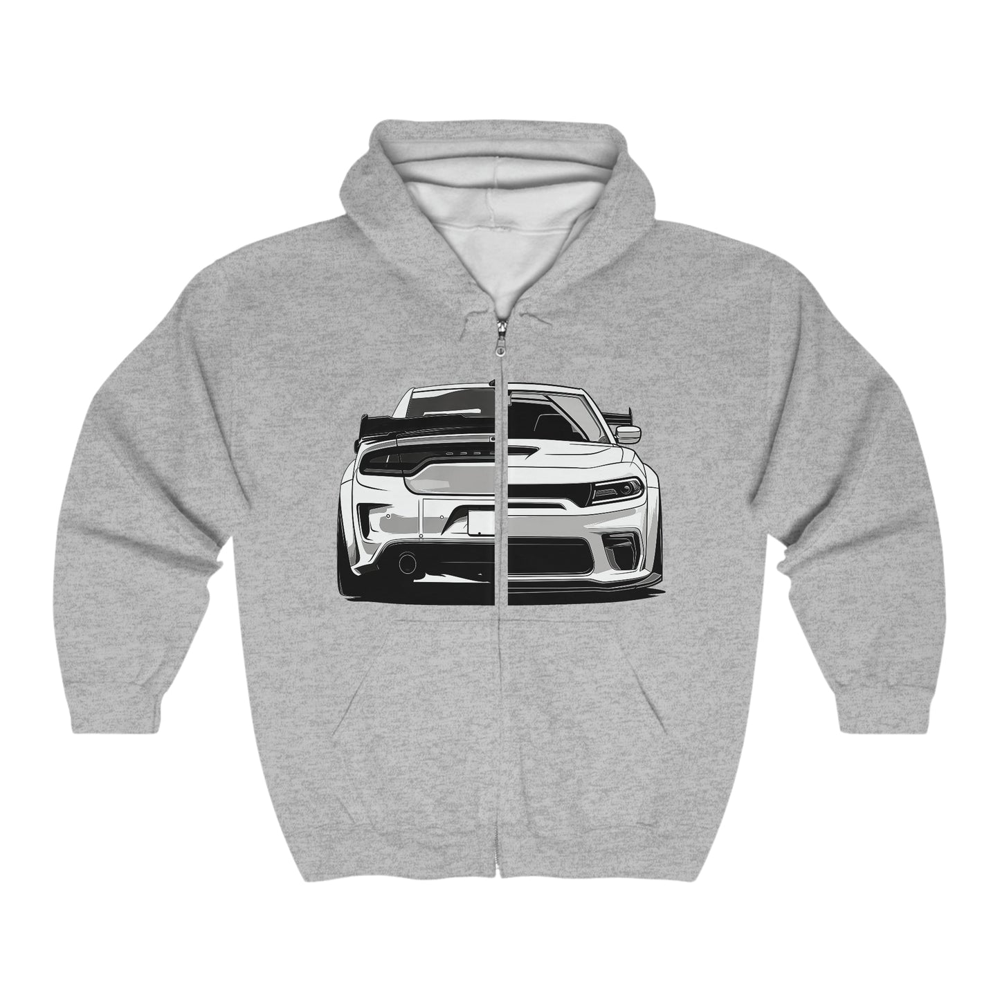 Charger Hellcat Full Zip Hooded Sweatshirt
