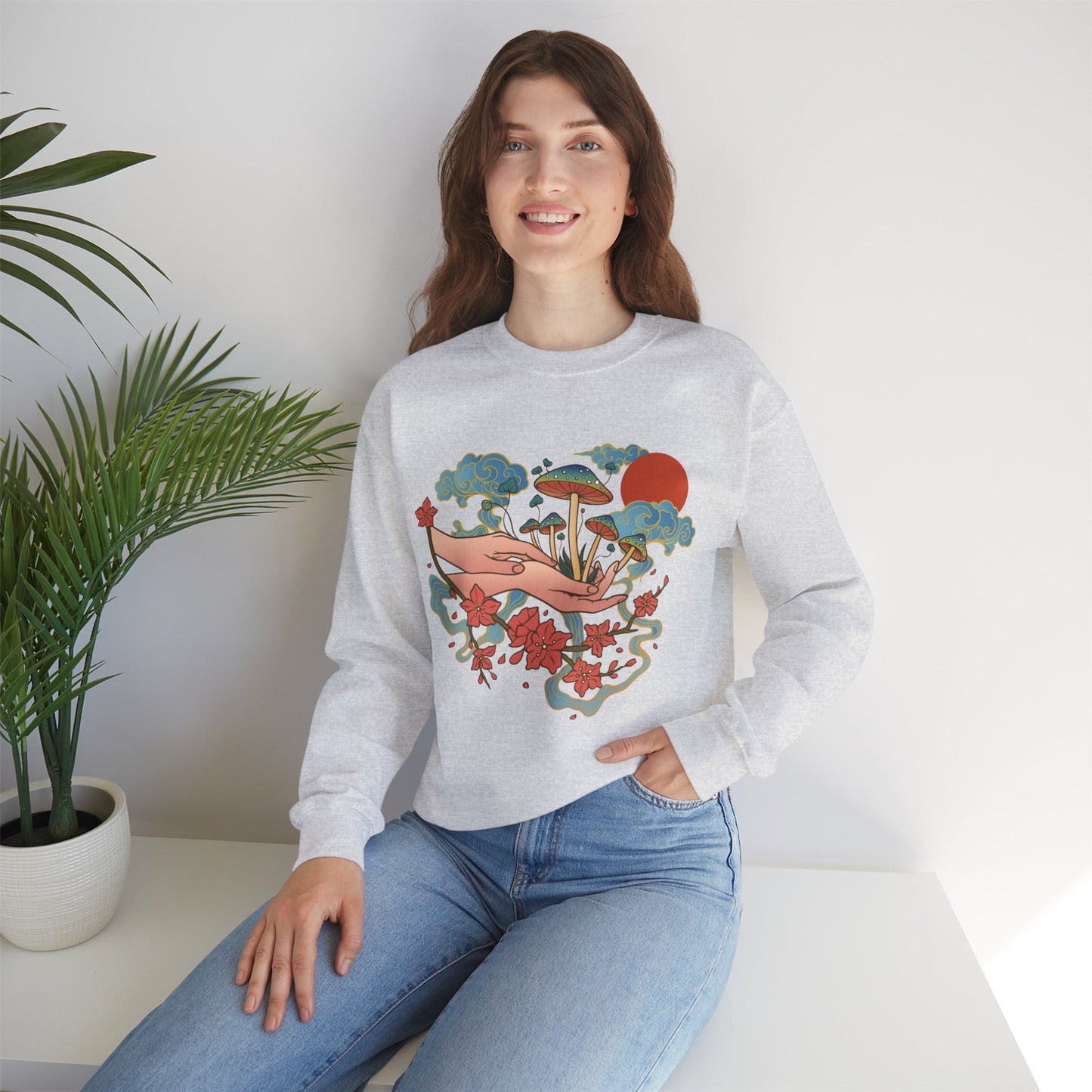 Fungi Love - Unisex Crewneck Sweatshirt