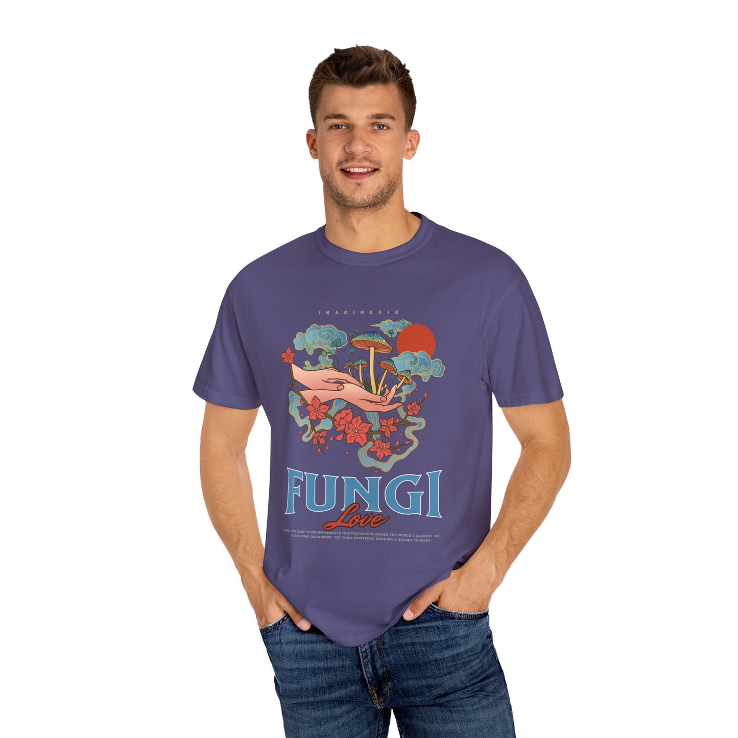 Fungi Love- Unisex Garment-Dyed T-shirt