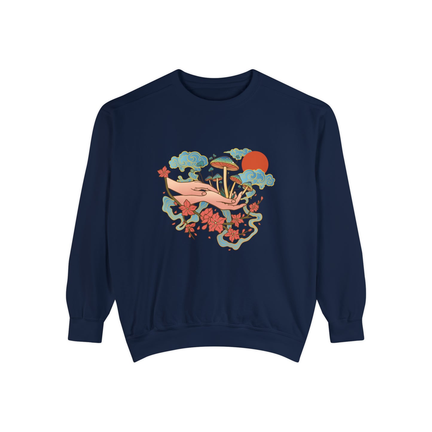 Mushroom Hand Forest Sweatshirt